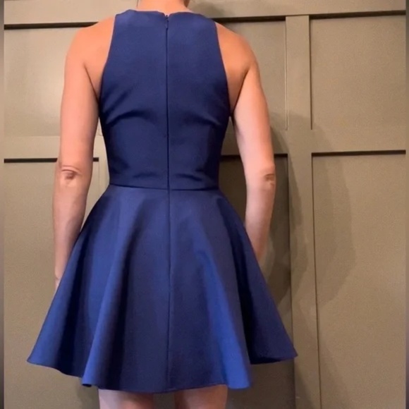 Keepsake the Label Fit & Flare Mini Dress W/ Pockets Cobalt Blue Size Small - Picture 5 of 13